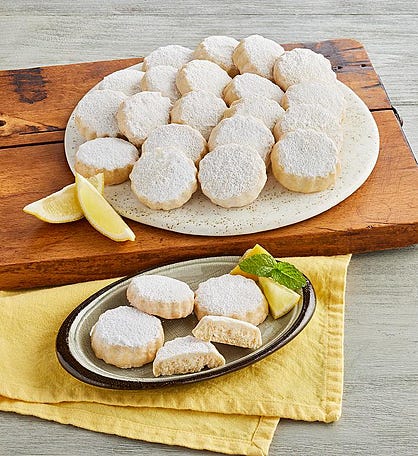 Lemon Citrus Shortbread Cookies 24-Pack